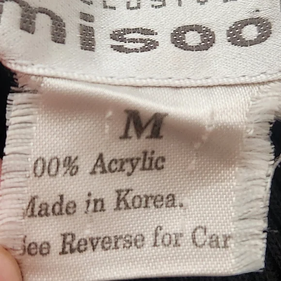 MISOOK Womens Tank Top Medium Black Sleeveless Summer Mock Neck - Picture 4 of 9